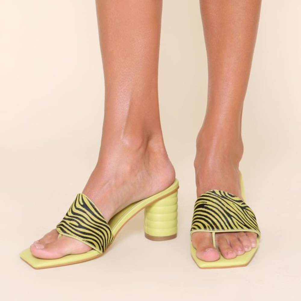 Intentionally Blank Kristina Zebra Heels